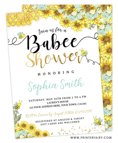 Babee Shower Invitation