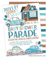 Baby Shower Parade Invitation