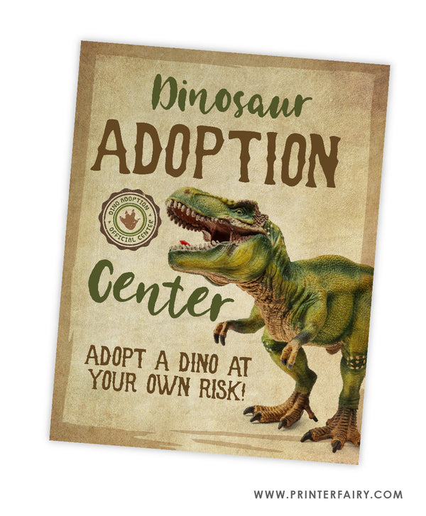 Dinosaur Adoption Center