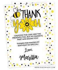 Bee Thank You Card