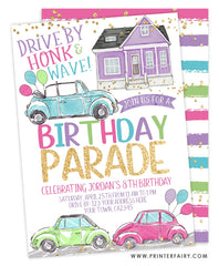 Birthday Parade Invitation