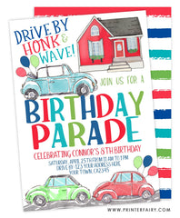 Birthday Parade Invitation