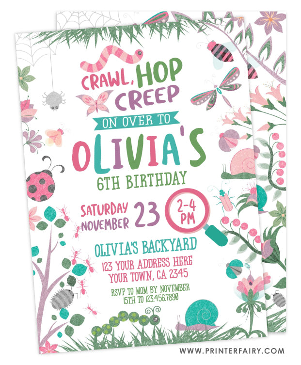 Bugs Birthday Party Invitation