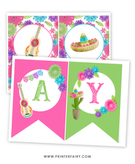 Fiesta Birthday Party Banner