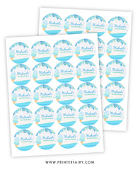 Ice Cream Birthday Party Toppers