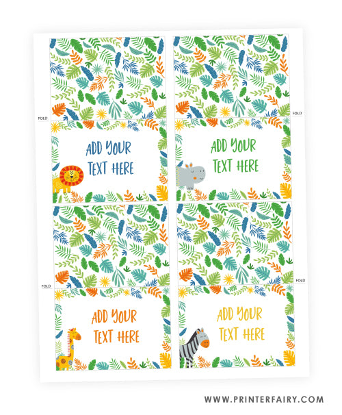 Color Jungle Food Tents