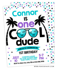 Cool Dude Invitation