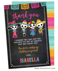 Dia de los Muertos Thanks You Card