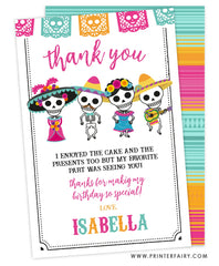 Dia de los Muertos Thanks You Card