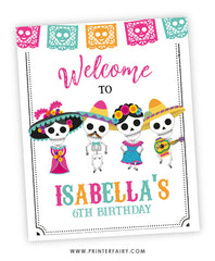 Dia de los Muertos Welcome Sign