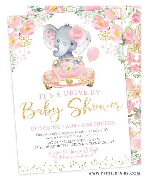 Elephant Baby Shower Parade