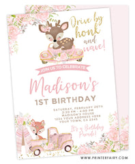 Drive By Woodland Invitation