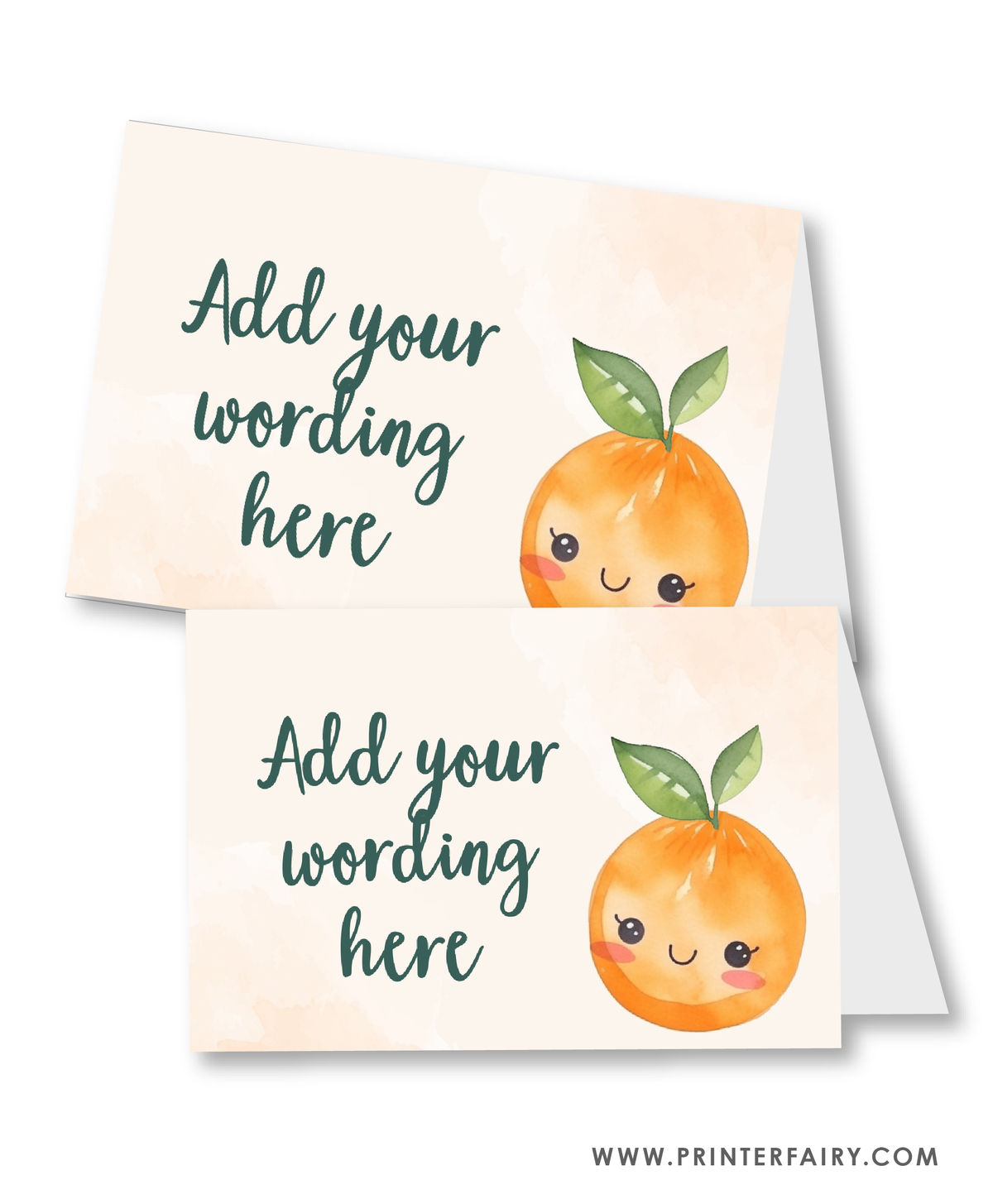 Sweet Orange Birthday Party Food Tents