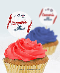 Baseball Party Toppers