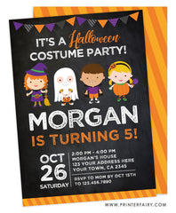 Halloween Costume Party Invitation