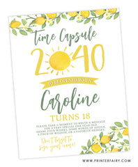 Lemonade Sunshine Time Capsule