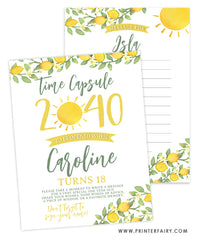 Lemonade Sunshine Time Capsule