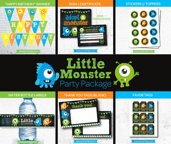 Little Monster Party Pack