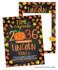 Little Pumpkin Time Capsule