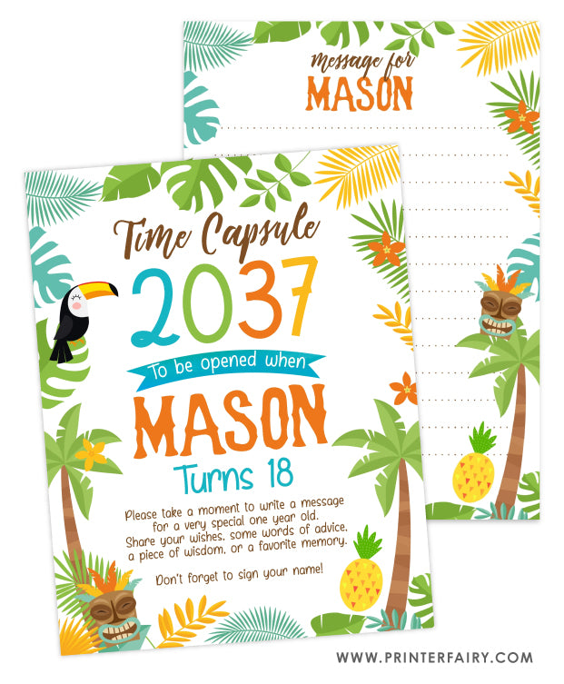 Luau Time Capsule