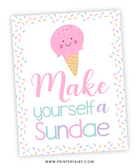 Make Yourself a Sundae Sign