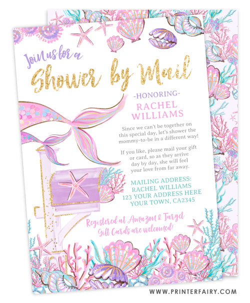 Mermaid Shower by Mail