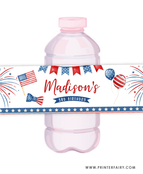 Miss Independent Water Bottle Labels