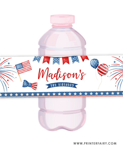 Miss Independent Water Bottle Labels