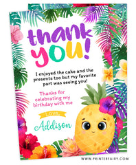 Pineapple Thank You Card