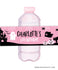 Pink a Boo Water Bottle Labels