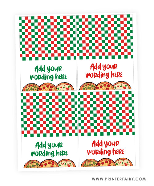 Pizza Food Tents