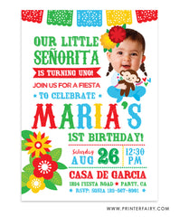 Little Señorita Invitation with Photo