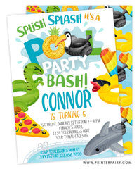 Pool Party Invitation