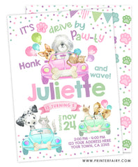 Puppies and Kitties Drive By Invitation
