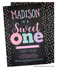 Sweet One Birthday Invitation