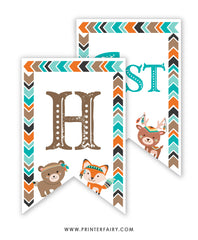 Tribal Woodland Banner