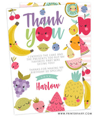 TuttiFrutti Birthday Thank You Card