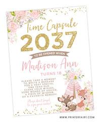 Wild One Woodland Time Capsule