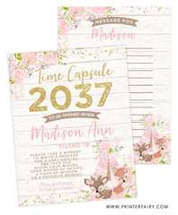 Wild One Woodland Time Capsule